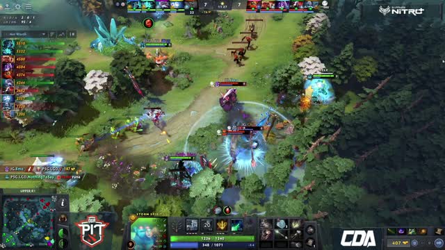 PSG.LGD.Faith_bian gets a double kill!