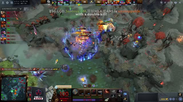 PSG.LGD.Maybe gets a triple kill!