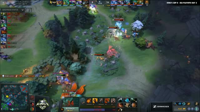 Fnatic gets 2 kills!