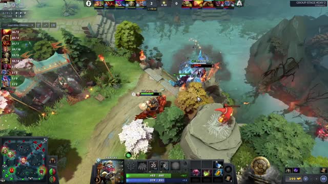 Arteezy kills Alliance.Handsken!