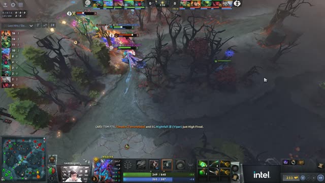 Arteezy takes First Blood on UND.MoonMeander!