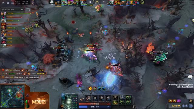 Mineski.Nikobaby gets a triple kill!