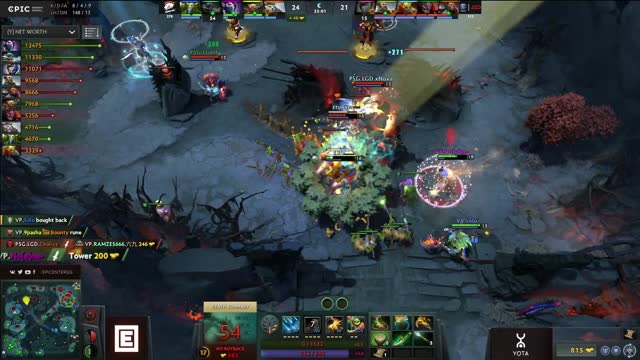 PSG.LGD gets 2 kills!