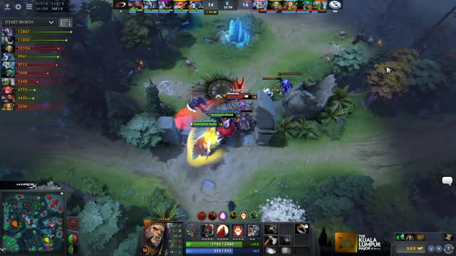 Sneyking kills EG.Arteezy!