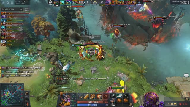 PSG.LGD.Chalice gets a triple kill!