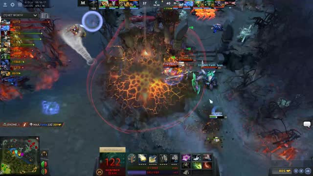 EHOME gets 2 kills!