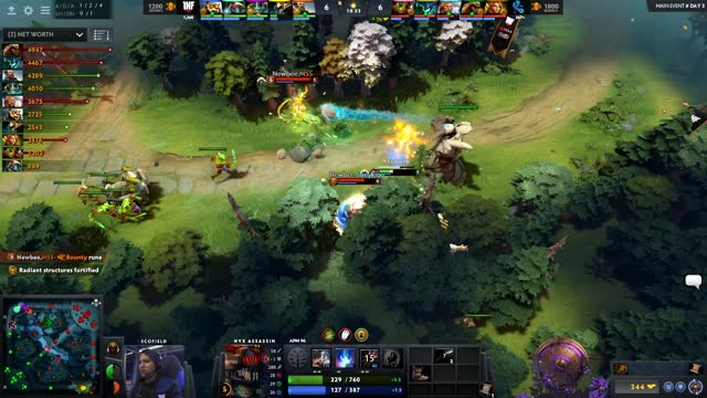 Newbee.Sneyking kills Scofield!