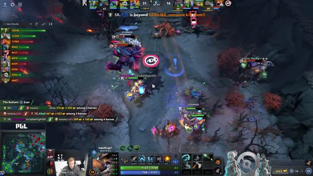 Arteezy's double kill leads to a team wipe!