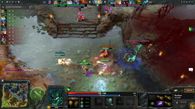 w33 takes First Blood on Fnatic.EternaLEnVy!