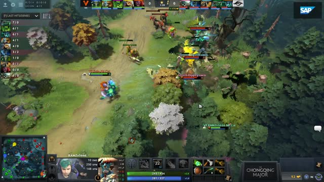 Secret.Nisha takes First Blood on VP.Ramzes666!