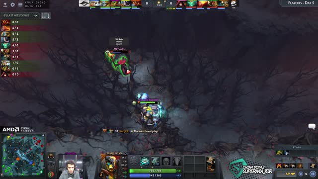 Secret.YapzOr takes First Blood on VP.Solo!