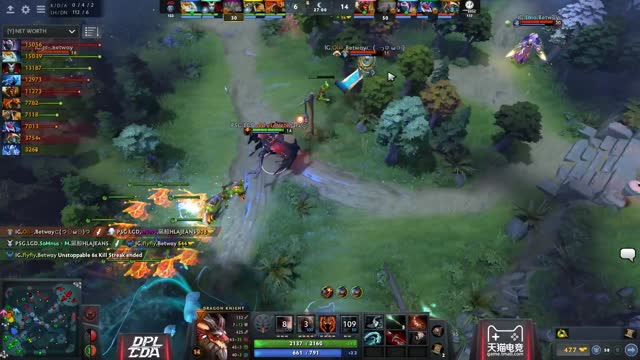 PSG.LGD.Maybe gets a double kill!