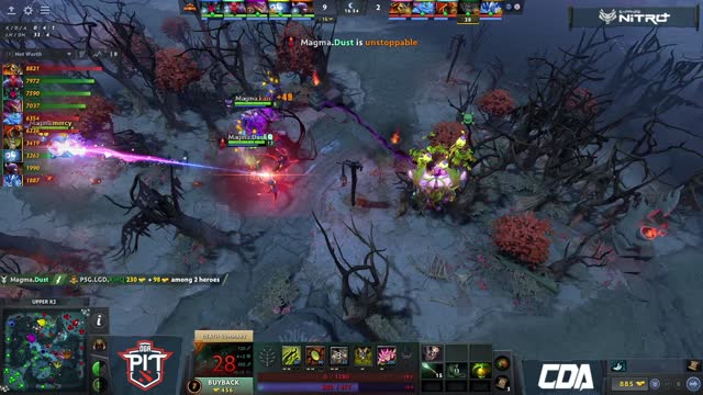 Dust kills PSG.LGD.XinQ!