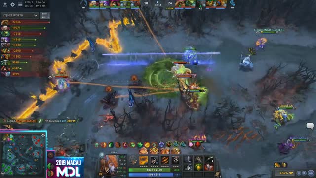 Newbee.uuu9/Moogy gets a double kill!