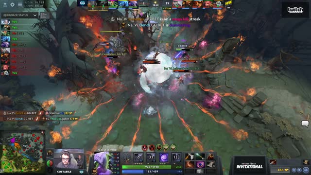 Na`Vi.Dendi gets a double kill!