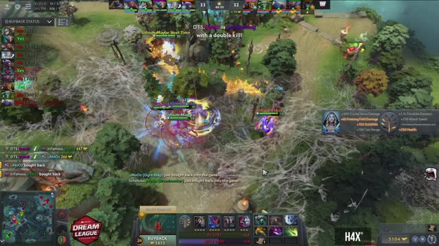 Na`Vi.Dendi gets a double kill!