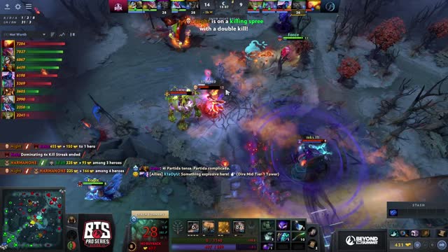mid or feed gets a triple kill!