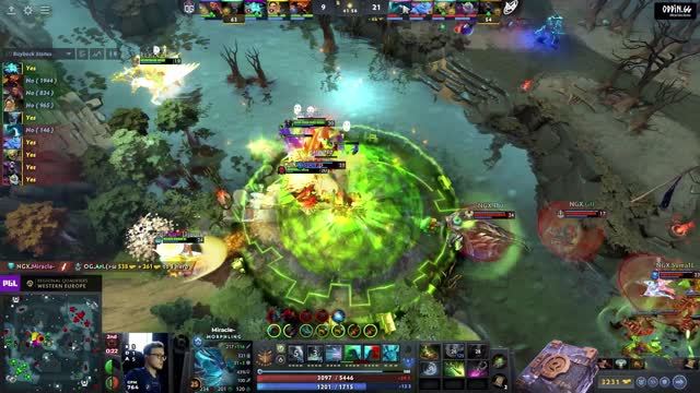 Miracle- gets two kills!