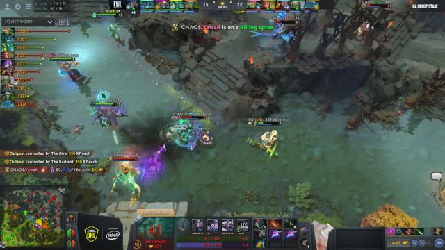 Newbee.Yawar gets a triple kill!