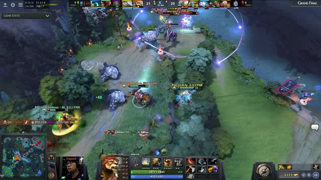 Topson gets a double kill!