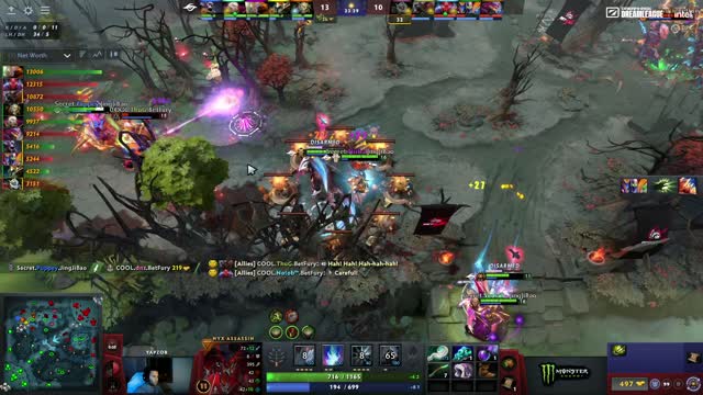 Puppey gets a double kill!