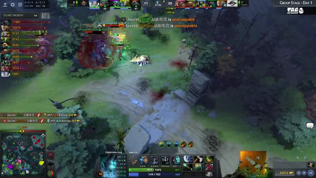 Secret.MidOne gets a double kill!