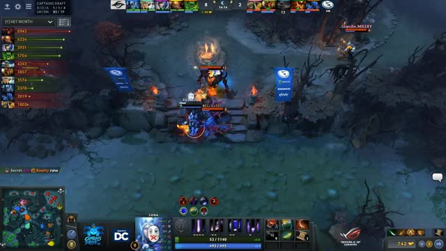 EG.Arteezy kills Secret.Ace!