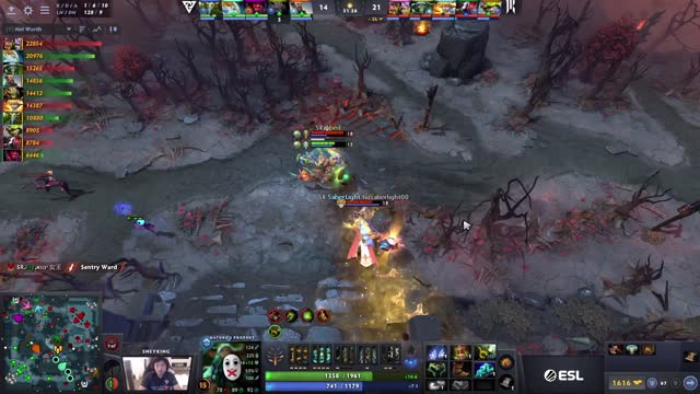 Arteezy kills Sneyking!