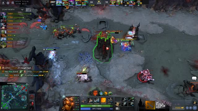 TNC.Kuku's triple kill leads to a team wipe!