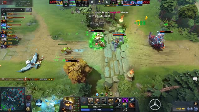 Somnus丶M gets a double kill!