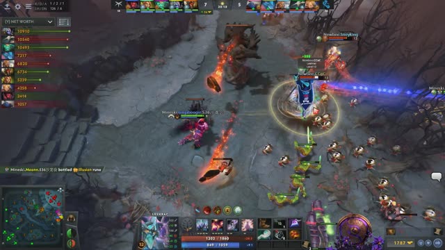 Mineski.Nikobaby gets a double kill!