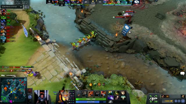 EG.Arteezy gets a double kill!