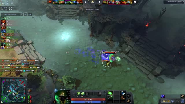 Fnatic.Jabz kills Secret.Puppey!