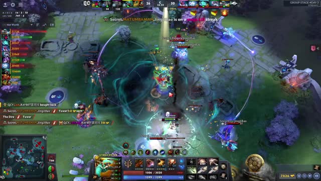 Secret.MATUMBAMAN gets a double kill!