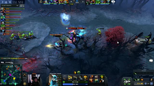 EG.Arteezy kills Mski.MuShi-!