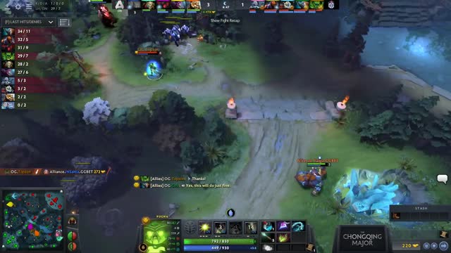 Topson gets a double kill!