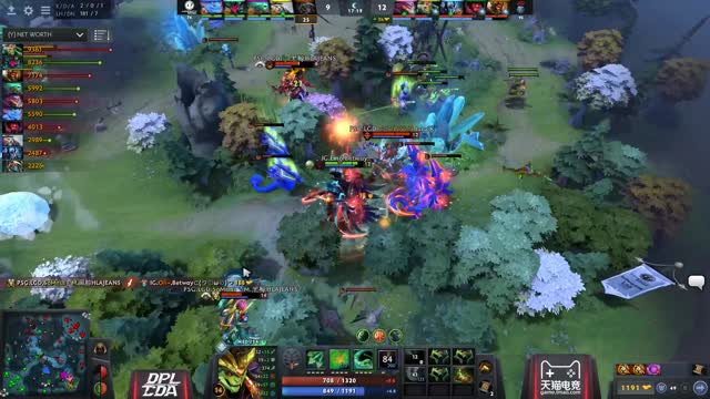 PSG.LGD.Maybe gets a double kill!