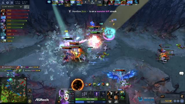 Newbee.Sccc gets a triple kill!