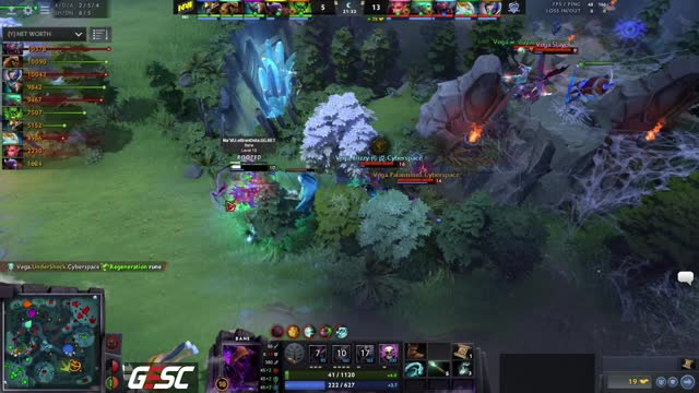 Vega.Palantimos kills Na`Vi.LeBronDota!