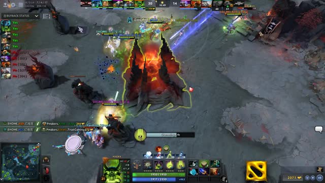 Ego's triple kill leads to a team wipe!