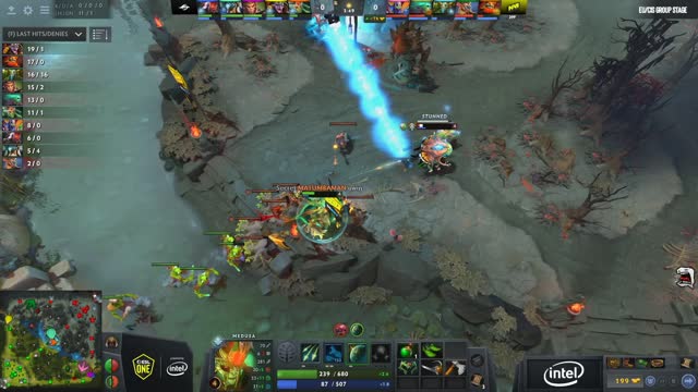 Chaos.MATUMBAMAN takes First Blood on Na`Vi.Magical!