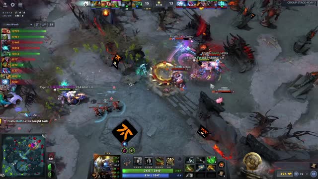 TSpirit.Yatoro kills Fnatic.Deth!