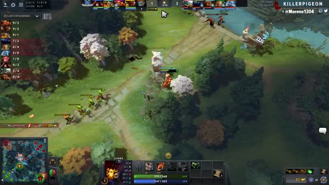 Dire gets 2 kills!