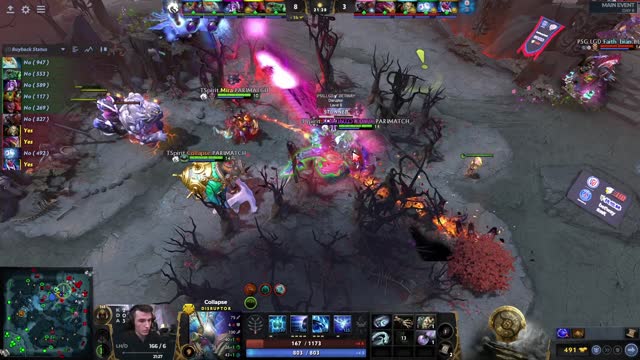 TSpirit.Collapse kills PSG.LGD.y`!