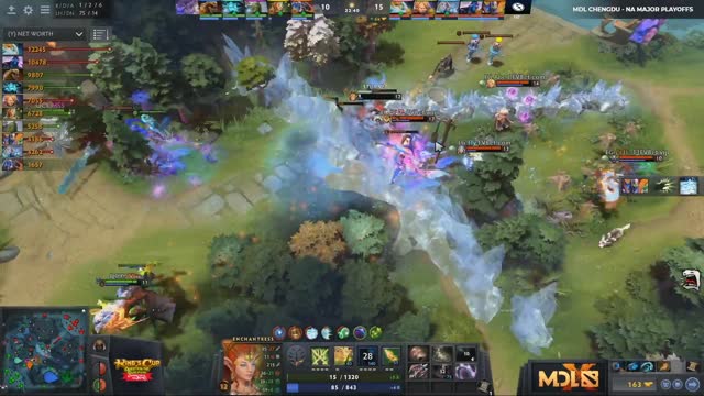 EG.Arteezy kills Newbee.Yawar!