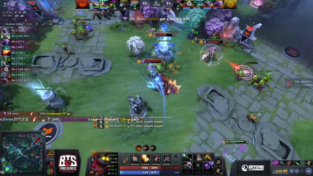 ChuaN's double kill leads to a team wipe!