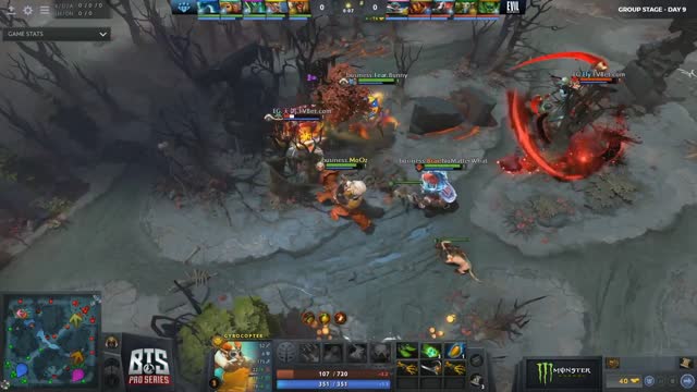 J.Storm.Brax takes First Blood on EG.Arteezy!