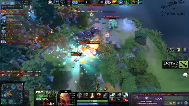 Panda's triple kill leads to a team wipe!