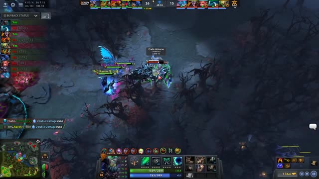 TNC.Raven kills Fnatic.Universe!