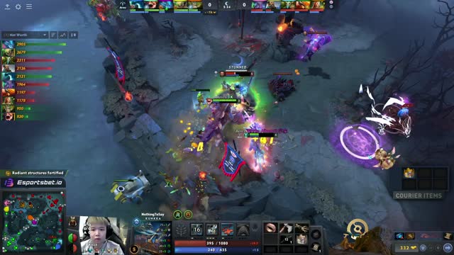 TK takes First Blood on PSG.LGD.NothingToSay!